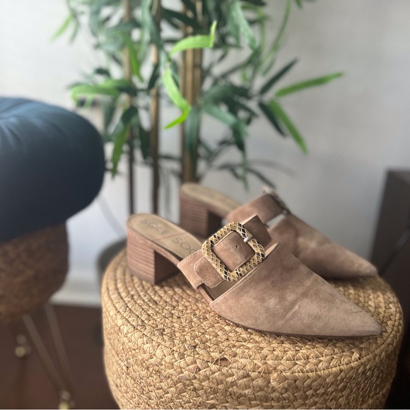 Sole Society Tan Mules - Picture 2 of 5